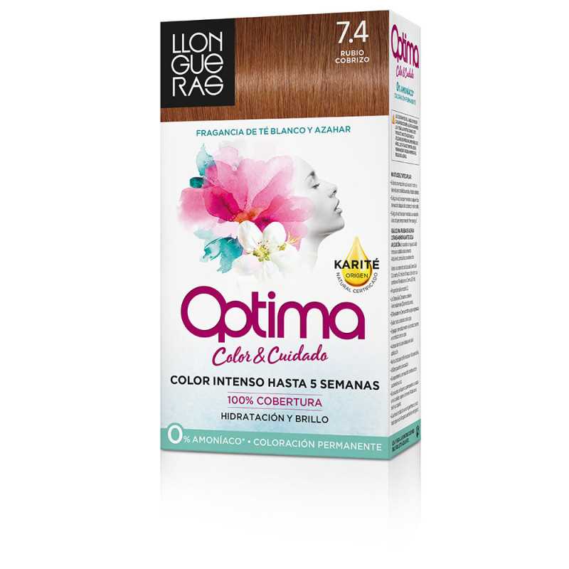 OPTIMA hair colour 74 rubio cobrizo 1 u by LLONGUERAS for Unisex