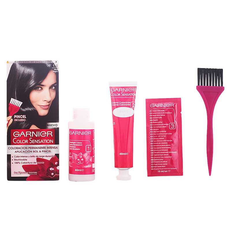 COLOR SENSATION 1 ultra negro 110 gr by GARNIER for Unisex COLOR SENSATION 1 ultra negro 110 gr by GARNIER for Unisex