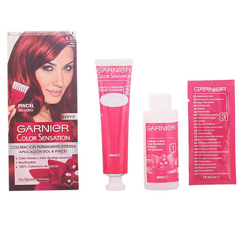 COLOR SENSATION 660 rojo intenso 110 gr by GARNIER for Unisex COLOR SENSATION 660 rojo intenso 110 gr by GARNIER for Unisex