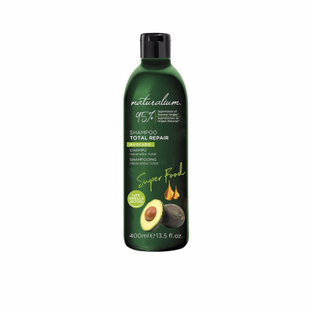 SUPER FOOD avocado total repair shampoo 400 ml by NATURALIUM for Unisex