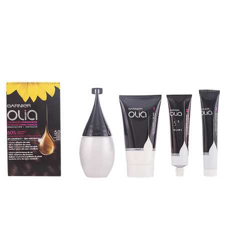 OLIA Coloracion Permanente 50 Castano Claro lote by GARNIER for Unisex