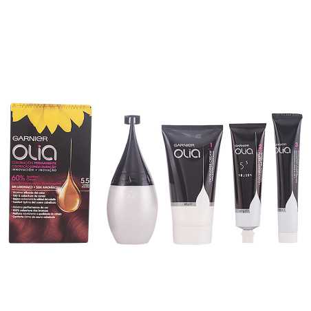 OLIA Coloracion Permanente 55 Caoba lote by GARNIER for Unisex