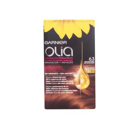 OLIA Coloracion Permanente 63 Rubio Oscuro Dorado lote by GARNIER for Unisex