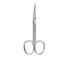 TIJERAS manicura pieles curva cromada 1 pz by BETER for Unisex