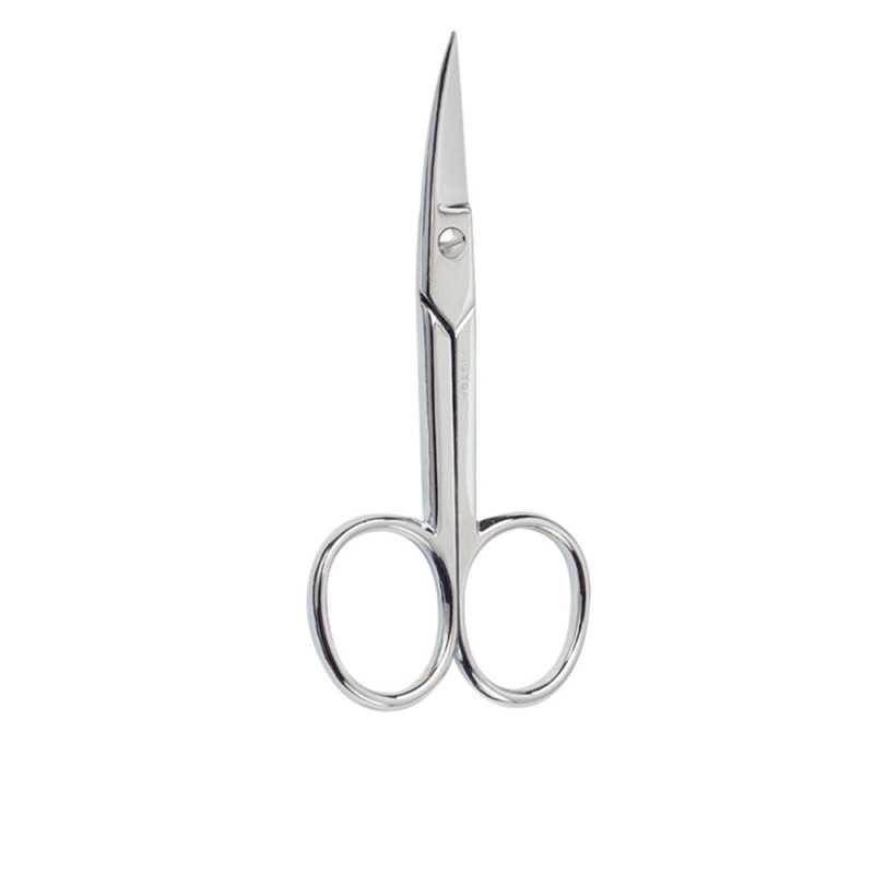 TIJERAS manicura uñas curva cromada 1 pz by BETER for Unisex TIJERAS manicura uñas curva cromada 1 pz by BETER for Unisex
