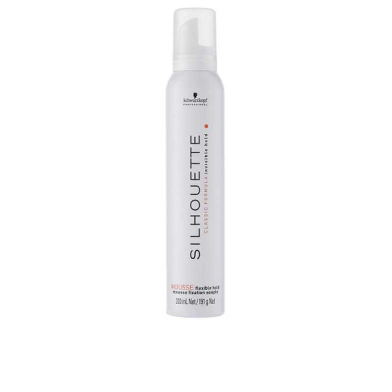 SILHOUETTE mousse flexible hold 200 ml by SCHWARZKOPF for Unisex SILHOUETTE mousse flexible hold 200 ml by SCHWARZKOPF for Unisex