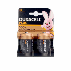 DURACELL PLUS POWER LR20/MN1300 pilas pack x 2 u by DURACELL for Unisex