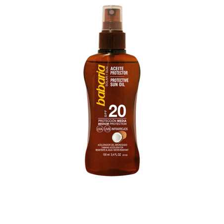 SOLAR ACEITE COCO vaporizador SPF20 100 ml by BABARIA for Unisex