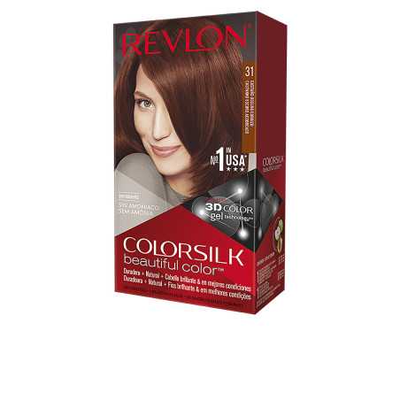 COLORSILK tinte 31 castano oscuro cobrizo 1 u by REVLON MASS MARKET for Woman
