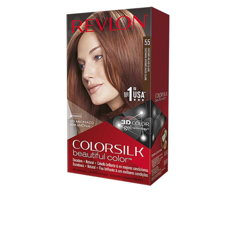 COLORSILK tinte 55 rojizo claro 1 u by REVLON MASS MARKET for Woman COLORSILK tinte 55 rojizo claro 1 u by REVLON MASS MARKET for Woman