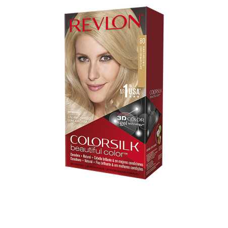 COLORSILK tinte 80 rubio claro cenizo 1 u by REVLON MASS MARKET for Woman