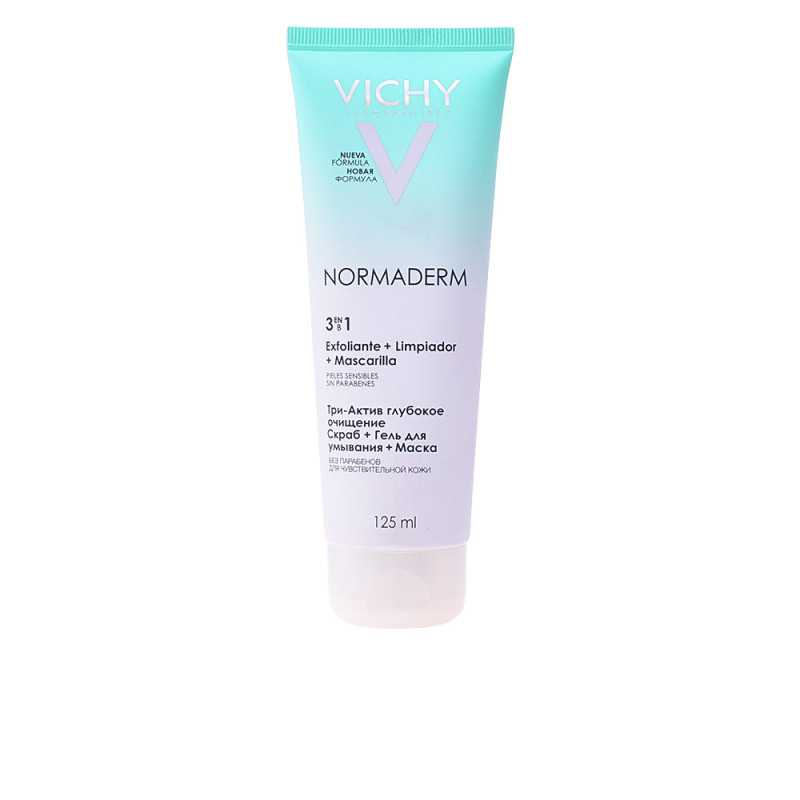 NORMADERM 3 EN 1 exfoliante, limpiador y mascarilla 125 ml by VICHY for Woman NORMADERM 3 EN 1 exfoliante, limpiador y mascarilla 125 ml by VICHY for Woman