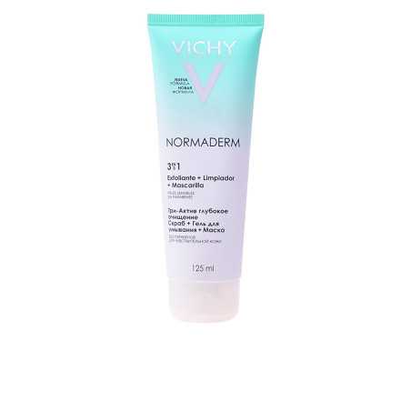 NORMADERM 3 EN 1 exfoliante, limpiador y mascarilla 125 ml by VICHY for Woman