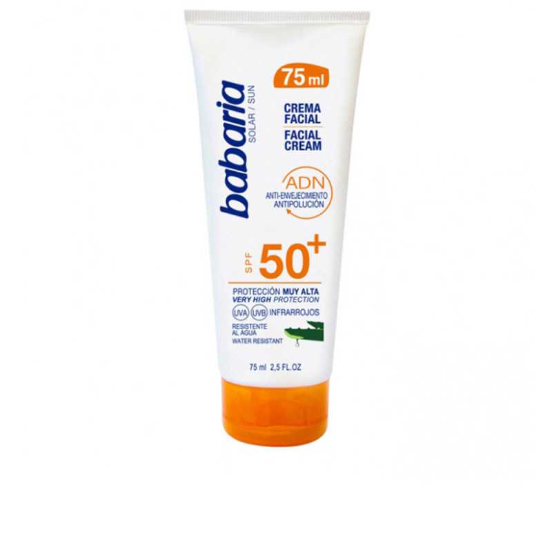 SOLAR ADN crema solar facial aloe vera SPF50+ 75 ml by BABARIA for Unisex SOLAR ADN crema solar facial aloe vera SPF50+ 75 ml by BABARIA for Unisex