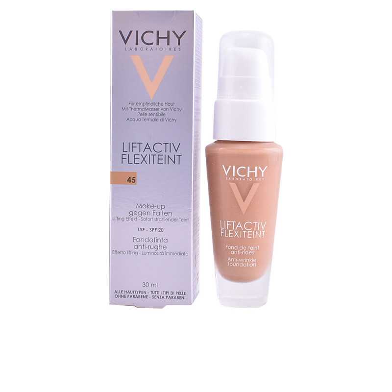 LIFTACTIV FLEXITEINT fond de teint anti rides SPF20 45 gold 30 ml by VICHY for Woman LIFTACTIV FLEXITEINT fond de teint anti rides SPF20 45 gold 30 ml by VICHY for Woman