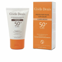 PROTECTOR FACIAL con color SPF 50 claro medio by GISELE DENIS for Unisex