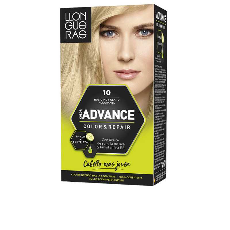 COLOR ADVANCE 10 rubio muy claro aclarante 1 u by LLONGUERAS for Unisex COLOR ADVANCE 10 rubio muy claro aclarante 1 u by LLONGUERAS for Unisex