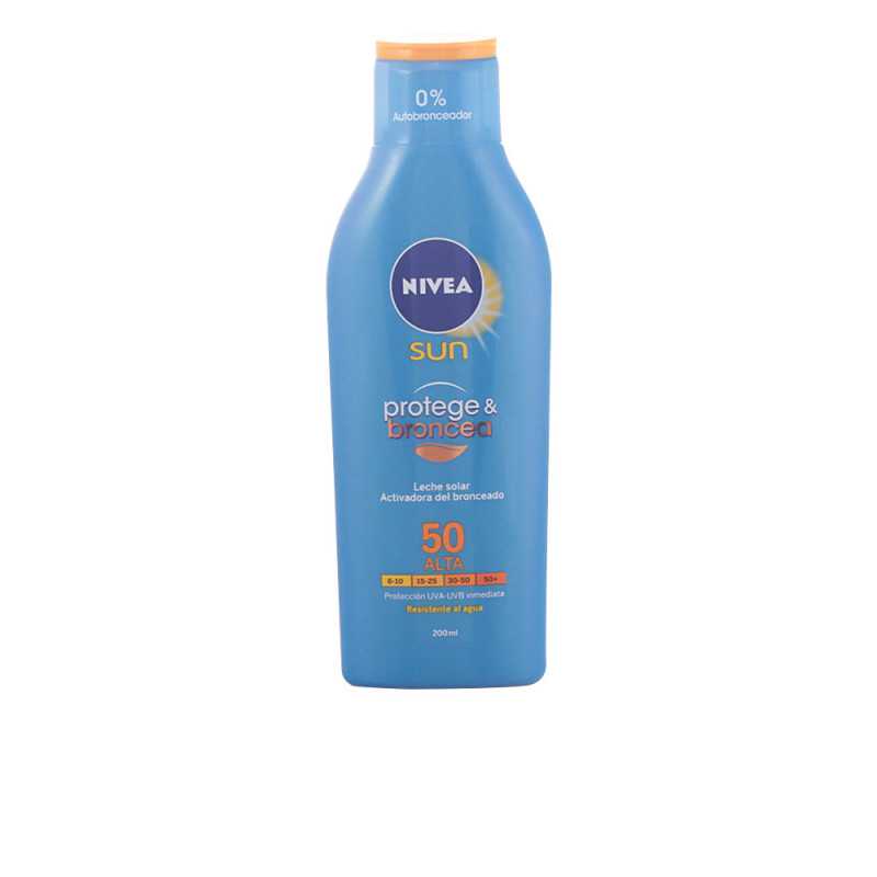 SUN PROTEGE&BRONCEA leche SPF50 200 ml by NIVEA for Unisex SUN PROTEGE&BRONCEA leche SPF50 200 ml by NIVEA for Unisex