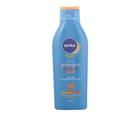 SUN PROTEGE&BRONCEA leche SPF50 200 ml by NIVEA for Unisex