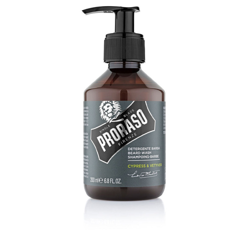 CYPRESS & VETYVER champú para barba 200 ml by PRORASO for Man