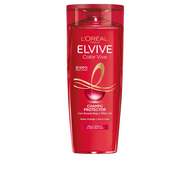 ELVIVE color-vive champú protector 370 ml by L'ORÉAL PARIS for Unisex