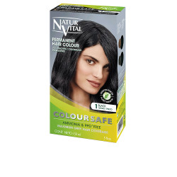 COLOURSAFE tinte permanente 1 negro by NATUR VITAL for Unisex