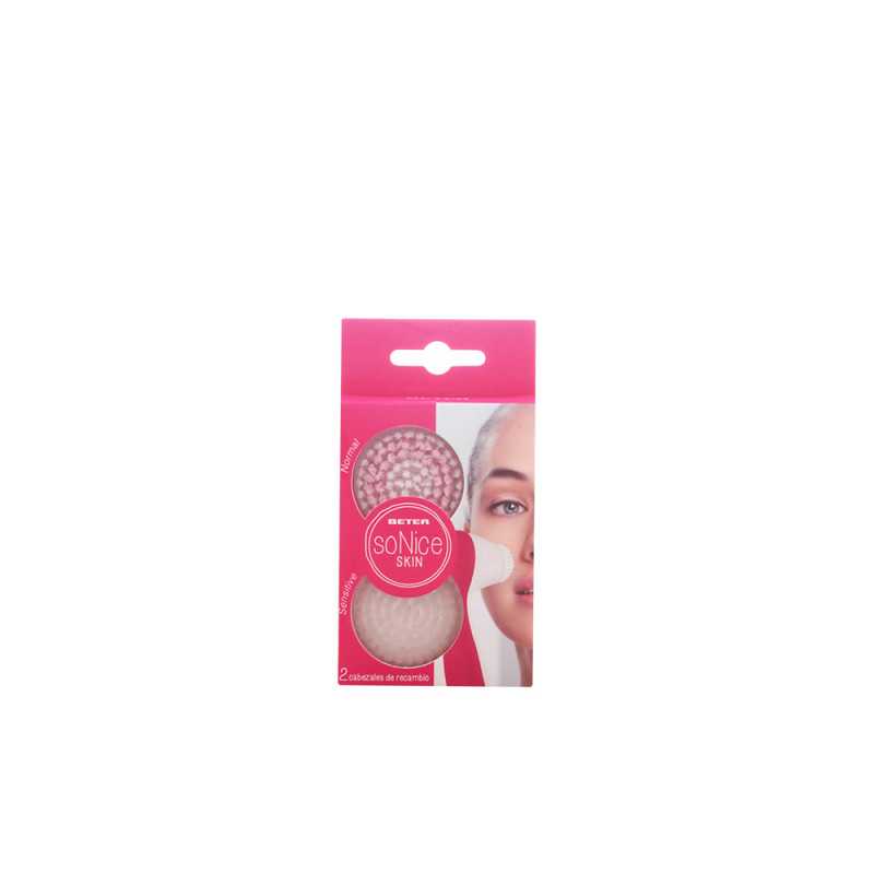 CEPILLO FACIAL recambio cabezal so nice skin 2 uds by BETER for Woman CEPILLO FACIAL recambio cabezal so nice skin 2 uds by BETER for Woman
