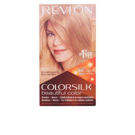 COLORSILK tinte 70 rubio medio ceniza 1 u by REVLON MASS MARKET for Woman