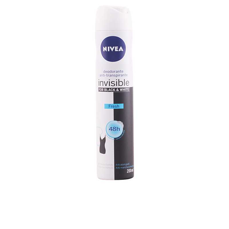 BLACK & WHITE INVISIBLE FRESH desodorante vaporizador 200 ml by NIVEA for Woman BLACK & WHITE INVISIBLE FRESH desodorante vaporizador 200 ml by NIVEA for Woman