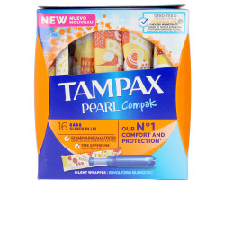 TAMPAX PEARL COMPAK tampón super plus 16 u by TAMPAX for Woman