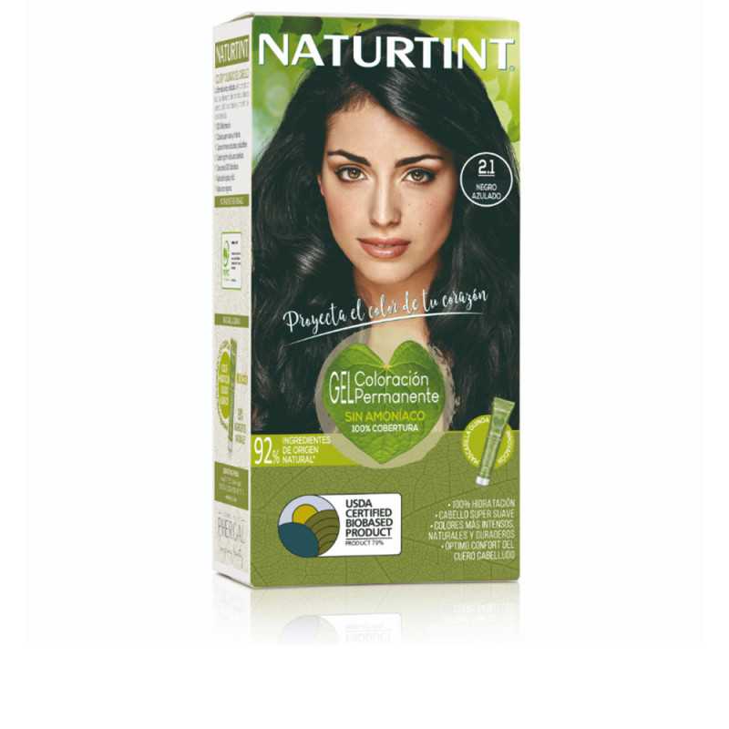 NATURTINT tinte sin amoniaco 21 Negro Azulado 170 ml by NATURTINT for Unisex NATURTINT tinte sin amoniaco 21 Negro Azulado 170 ml by NATURTINT for Unisex