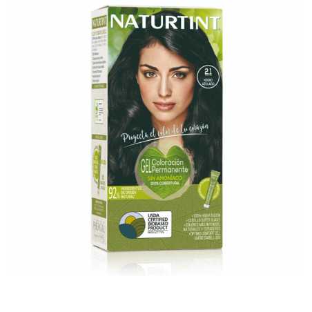 NATURTINT tinte sin amoniaco 21 Negro Azulado 170 ml by NATURTINT for Unisex