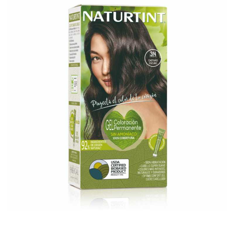 NATURTINT tinte sin amoniaco 3N Castano Oscuro 170 ml by NATURTINT for Unisex NATURTINT tinte sin amoniaco 3N Castano Oscuro 170 ml by NATURTINT for Unisex
