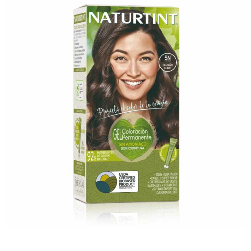 NATURTINT tinte sin amoniaco 5N Castano Claro 170 ml by NATURTINT for Unisex NATURTINT tinte sin amoniaco 5N Castano Claro 170 ml by NATURTINT for Unisex