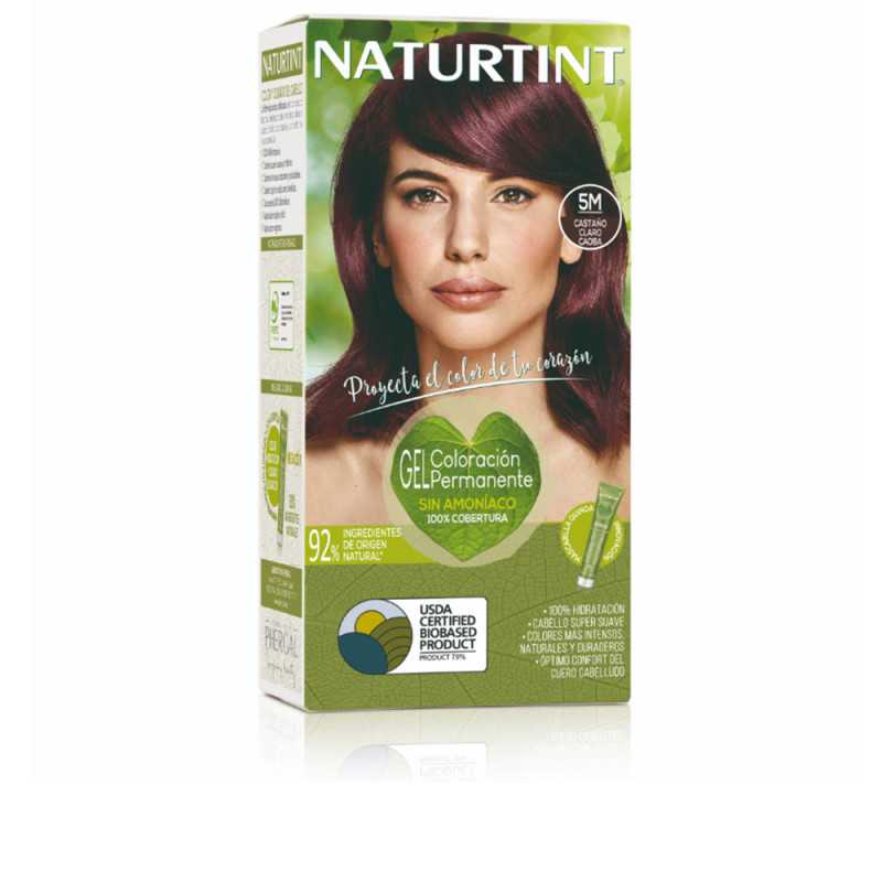 NATURTINT tinte sin amoniaco 5M Castano Claro Caoba 170 ml by NATURTINT for Unisex NATURTINT tinte sin amoniaco 5M Castano Claro Caoba 170 ml by NATURTINT for Unisex