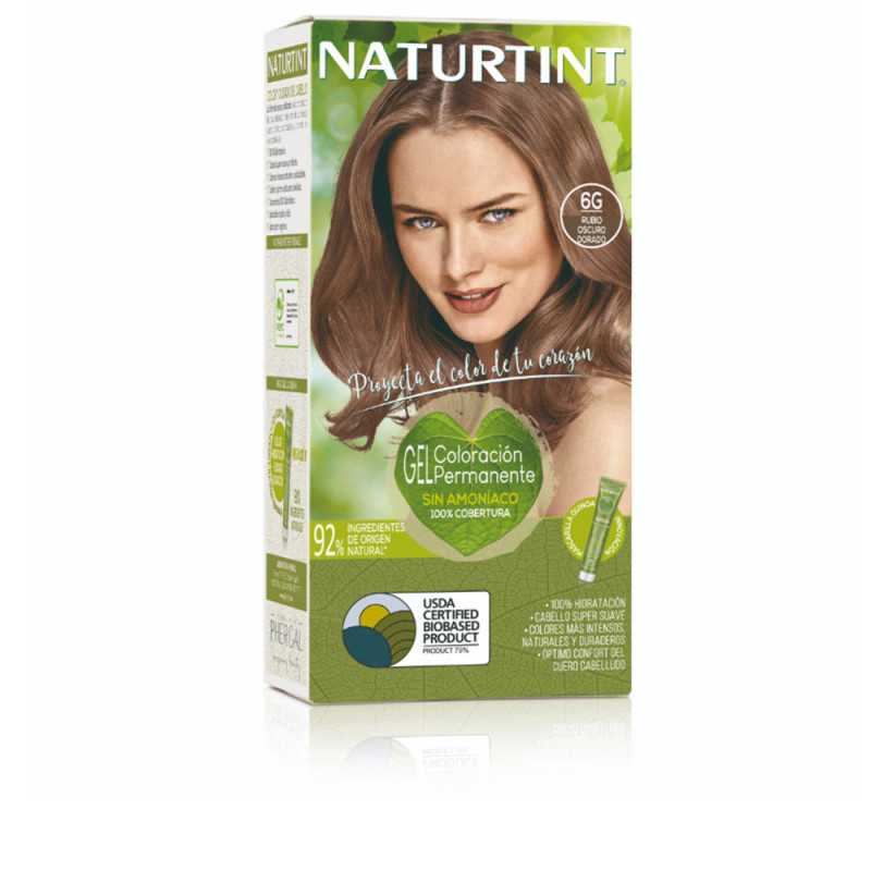 NATURTINT tinte sin amoniaco 6G Rubio Oscuro Dorado 170 ml by NATURTINT for Unisex NATURTINT tinte sin amoniaco 6G Rubio Oscuro Dorado 170 ml by NATURTINT for Unisex