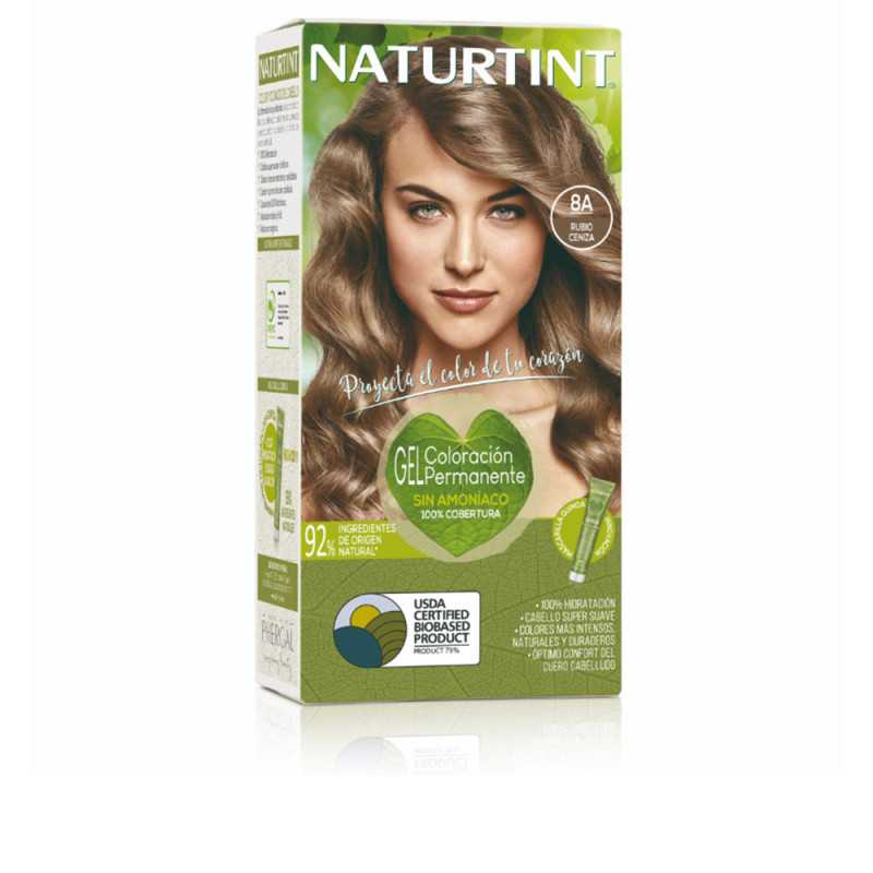 NATURTINT tinte sin amoniaco 8A Rubio Ceniza 170 ml by NATURTINT for Unisex NATURTINT tinte sin amoniaco 8A Rubio Ceniza 170 ml by NATURTINT for Unisex