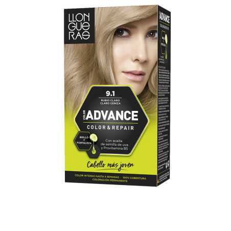 COLOR ADVANCE 91 rubio claro claro ceniza 1 u by LLONGUERAS for Unisex