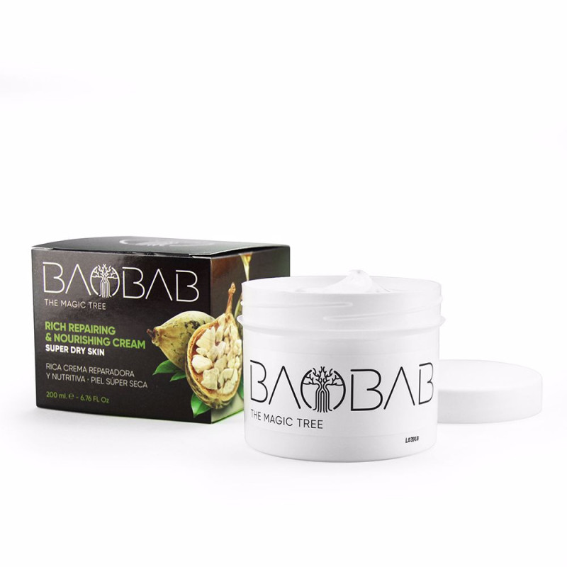 BAOBAB rich repair moisturiser-super dry skin cream 200 ml by DIET ESTHETIC for Unisex