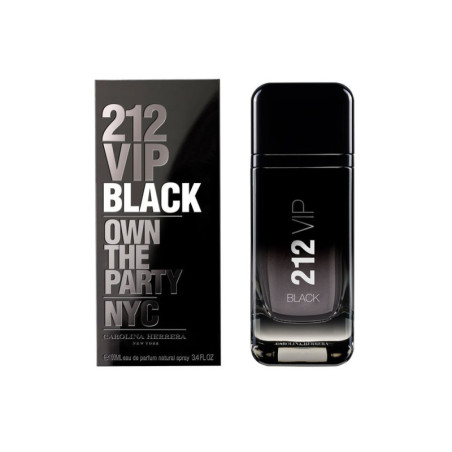212 VIP BLACK eau de parfum vaporizador 100 ml by CAROLINA HERRERA for Man
