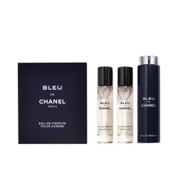 BLEU eau de parfum vaporizador de viaje recargable 3 x 20 ml by CHANEL for Man