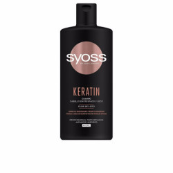 KERATIN champú cabello encrespado y seco 440 ml by SYOSS for Unisex