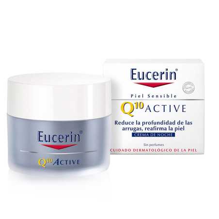 Q10 ACTIVE crema noche antiarrugas 50 ml by EUCERIN for Unisex