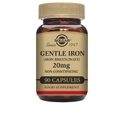 HIERRO GENTLETM Hierro bisglicinato cápsulas vegetales 90 u by SOLGAR for Unisex