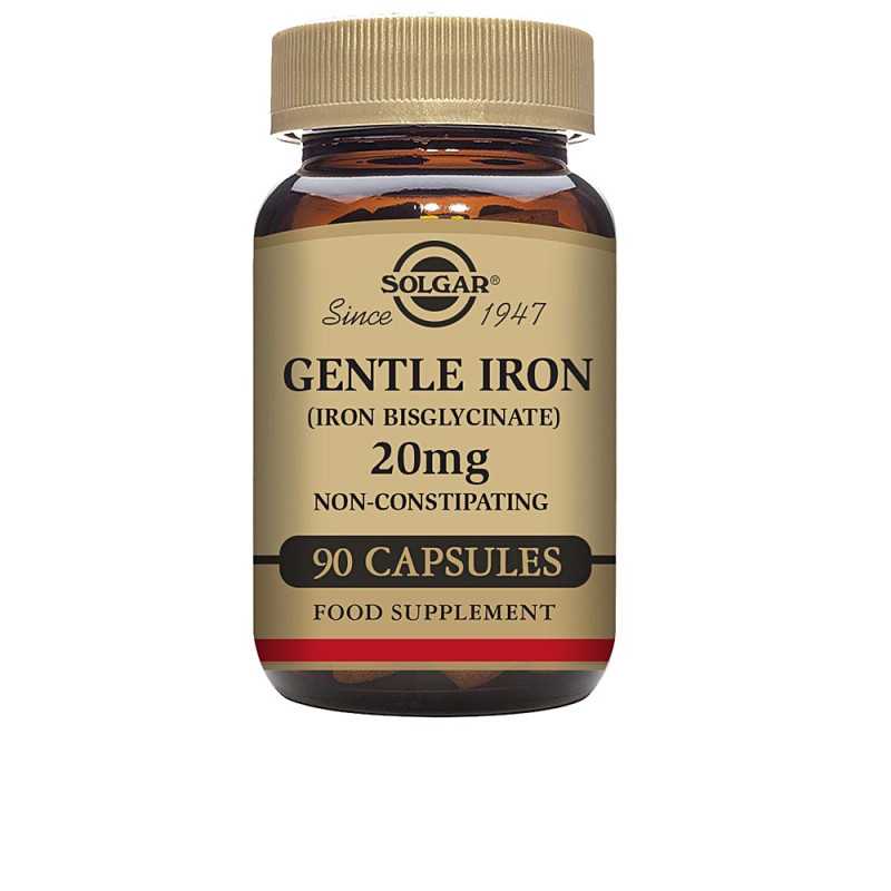 HIERRO GENTLETM Hierro bisglicinato cápsulas vegetales 90 u by SOLGAR for Unisex HIERRO GENTLETM Hierro bisglicinato cápsulas vegetales 90 u by SOLGAR for Unisex