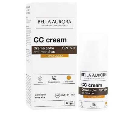 CC CREAM anti manchas SPF50 tono medio by BELLA AURORA for Woman