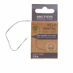 HILO DENTAL carbón activado 50 m 1 u by BETER for Unisex