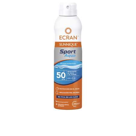 ECRAN SUNNIQUE SPORT AQUA bruma protectora SPF50+ 250 ml by ECRAN for Unisex