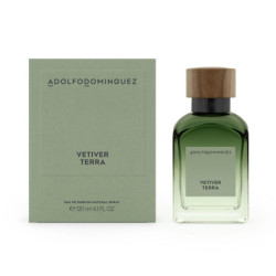 VETIVER TERRA eau de parfum vaporizador 120 ml by ADOLFO DOMINGUEZ for Man