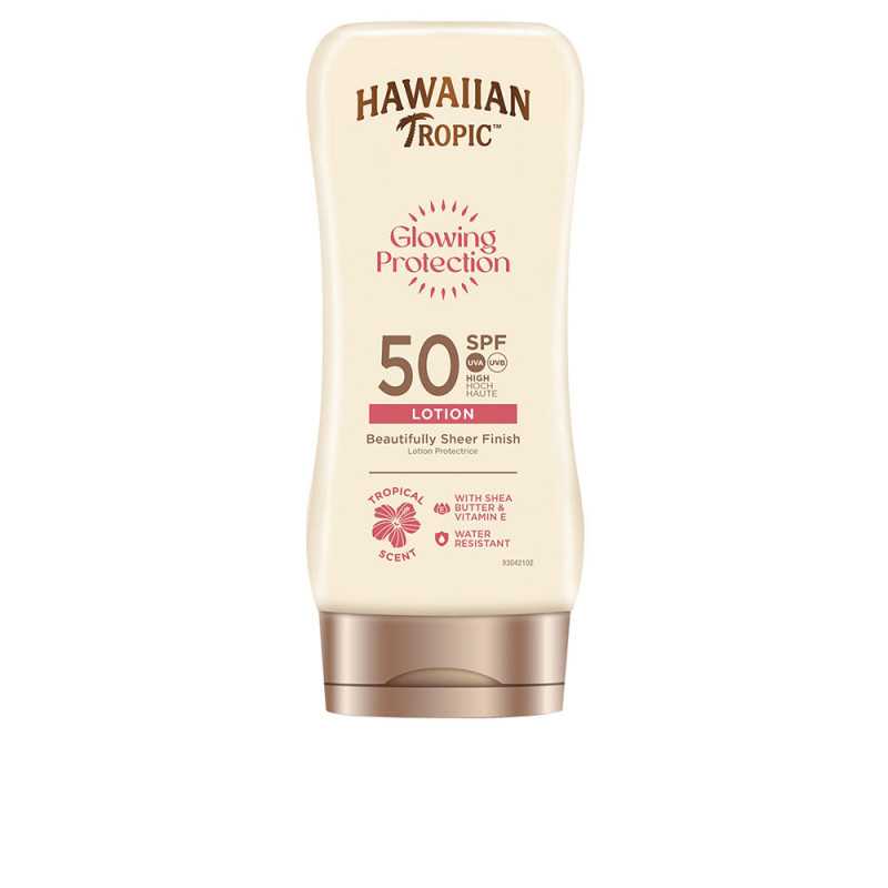 GLOWING PROTECTION ultra radiance sun lotion SPF50+ 180 ml by HAWAIIAN TROPIC for Unisex GLOWING PROTECTION ultra radiance sun lotion SPF50+ 180 ml by HAWAIIAN TROPIC for Unisex